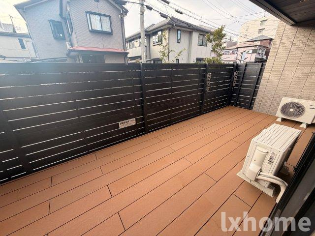 シャーメゾン　コートのバルコニー|広々としたバルコニーです