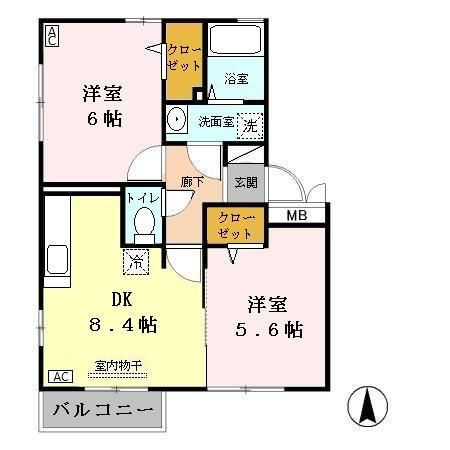 ル・ヴェール　A棟の間取り