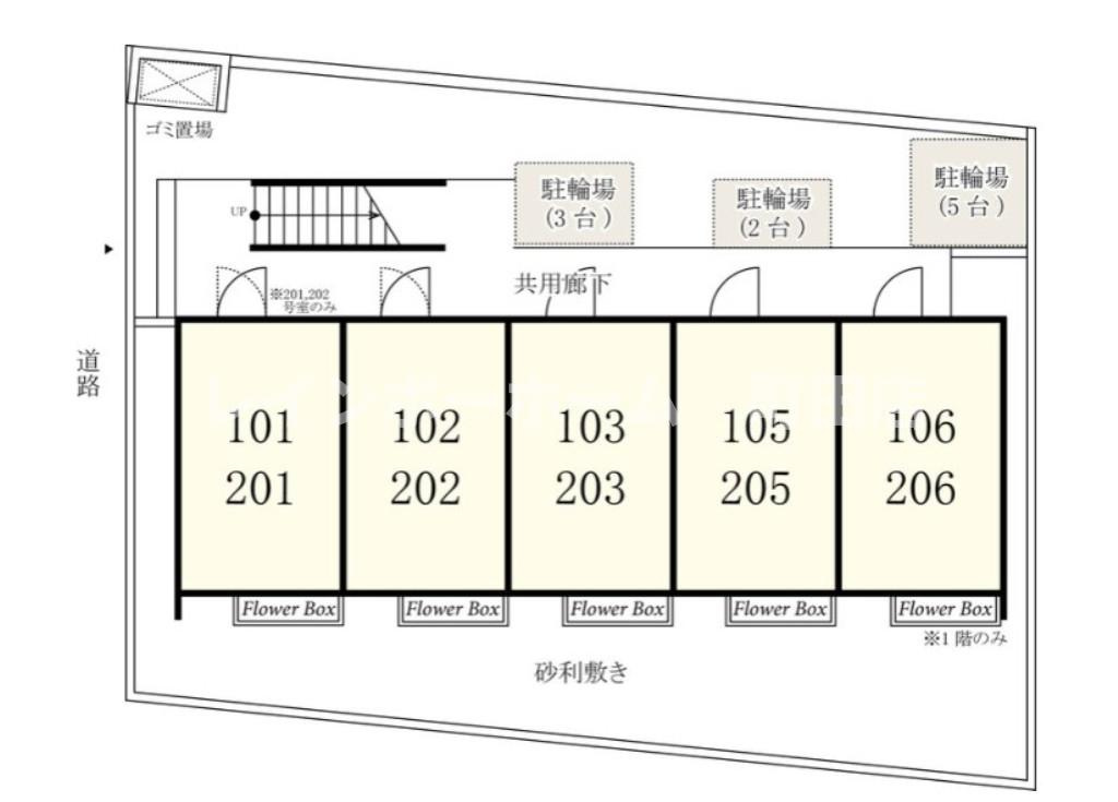 リブリ・A-SIDE※初期費用分割あと払いサービス利用可能の区画図