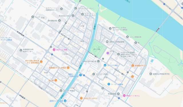 湖南市中央　第1期　新築一戸建ての地図