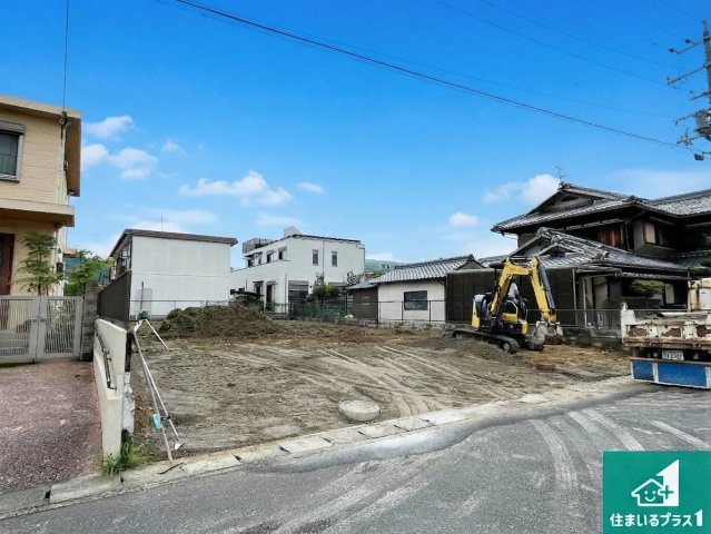 湖南市中央　第1期　新築一戸建ての外観|周辺は落ち着いた街並みの住宅地！子育てがしやすい住環境です！まだ未完成ですが、現地でしかわからない事もございます。是非一度ご覧ください。