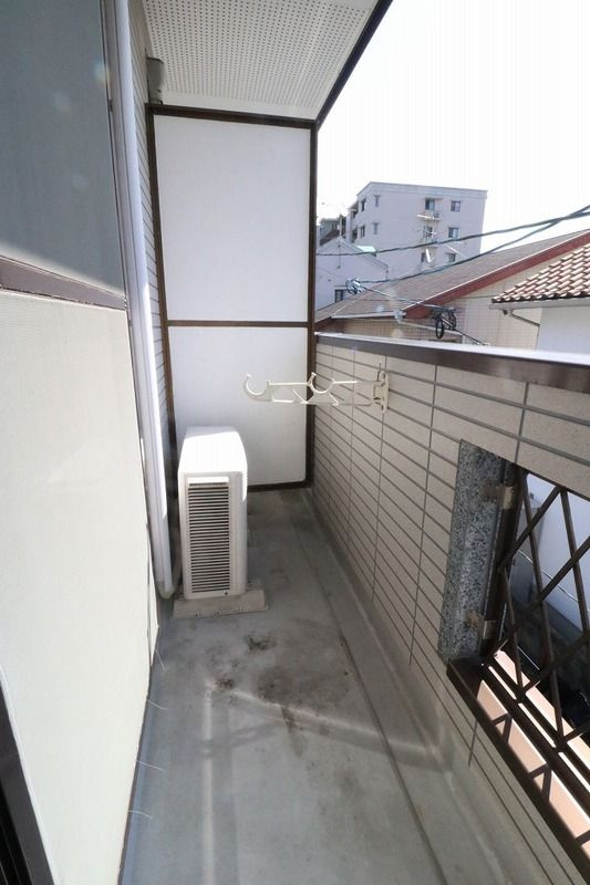 ミューエクセル別府のバルコニー