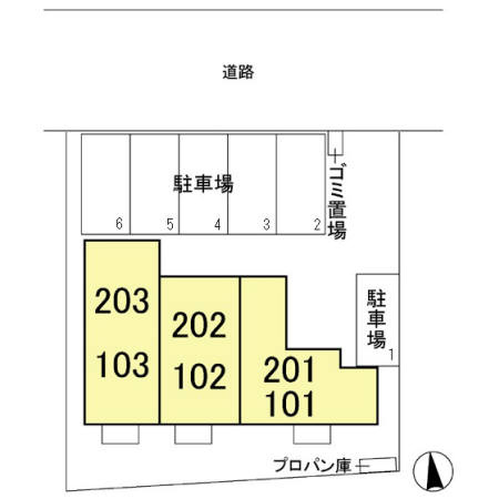 Primeroの区画図