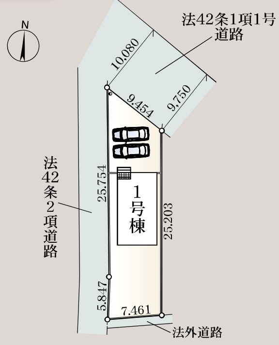 Cradle garden　美里町沼上第4の区画図|図面と現況が異なる場合、現況を優先とします。