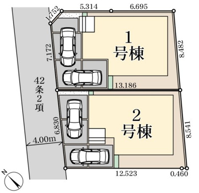【区画図】 | Livele Garden.S久喜市久喜北　新築住宅