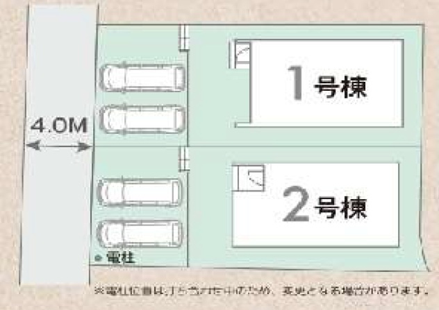 ●奈良市平松　第01期　新築一戸建ての区画図|全2区画