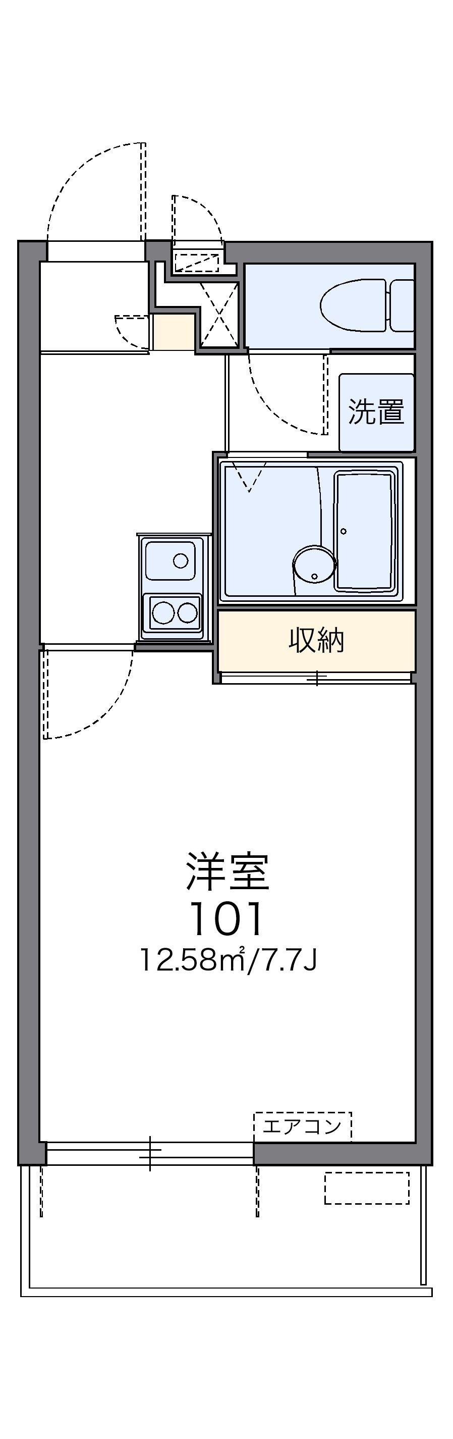 レオパレスオリヴィエⅡの間取り