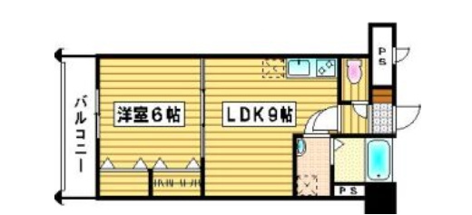 ロイヤル神屋の間取り|使いやすい間取りです。