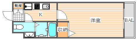 和光レジデンス博多の間取り|使いやすい間取りです。