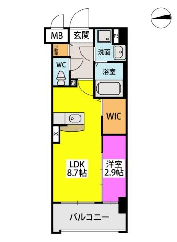 アザレ東公園の間取り|使いやすい間取りです。