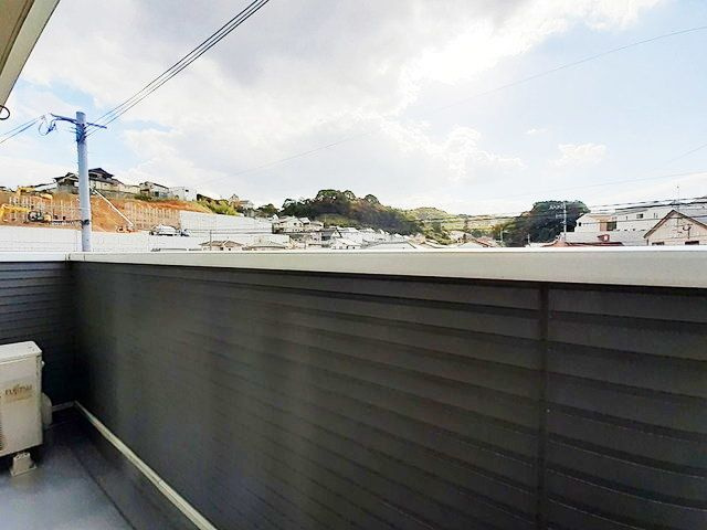 シャンブルブランＡのバルコニー