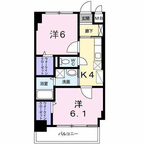 スカイシャトレ空港南の間取り|使いやすい間取りです。
