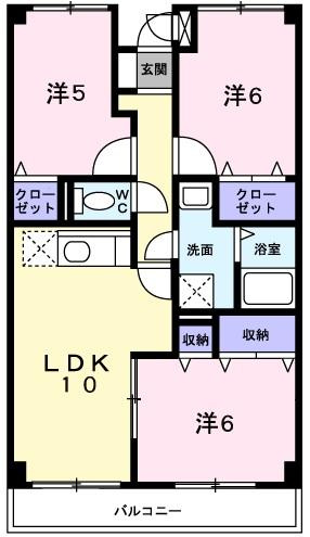 ビサイド大蔵谷の間取り|※間取りが現況と異なる場合は現況を優先します※