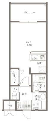 エトゥール山王公園の間取り|使いやすい間取りです。