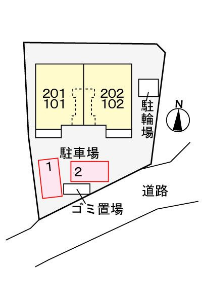 メゾン　宏栄の駐車場