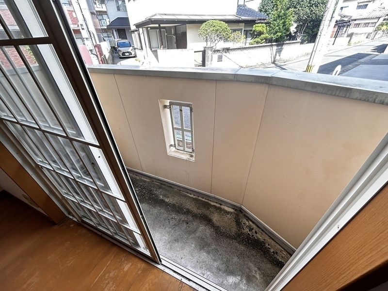リブレア唐原Ⅱのバルコニー