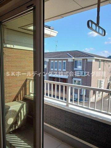 アウスレーゼ　福知山のバルコニー