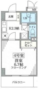 【間取り】 | エクセレントアフィー横浜橋