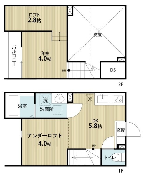 io（イオ）の間取り