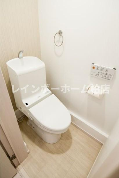 【仲介手数料：50％OFF】対象物件！のトイレ|温水洗浄トイレです