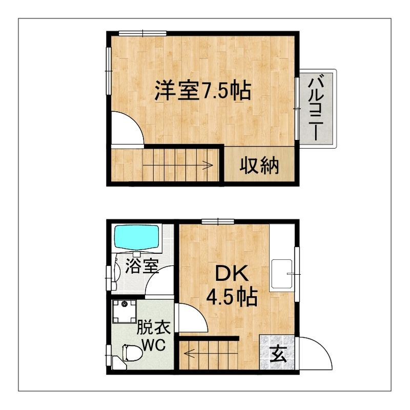ＭＡＨ春日中央 Aの間取り