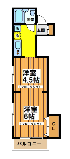 【間取り】 | ハイツ志村