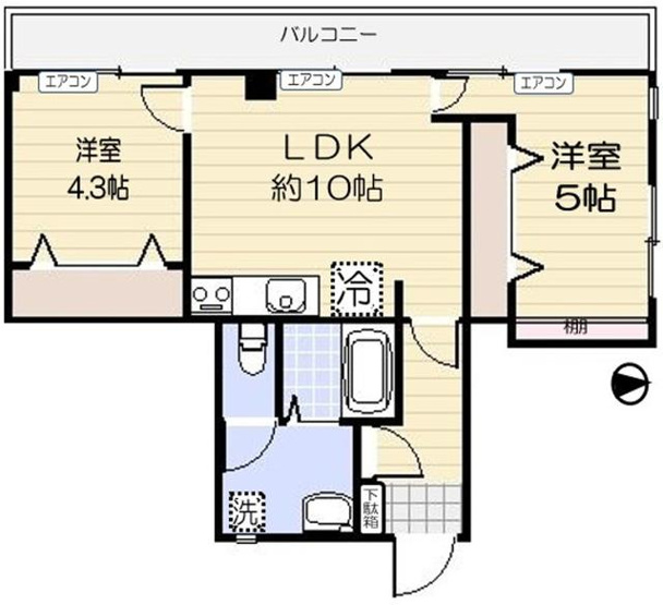 【間取り】 | シャトー・ド・シャトン | 間取図