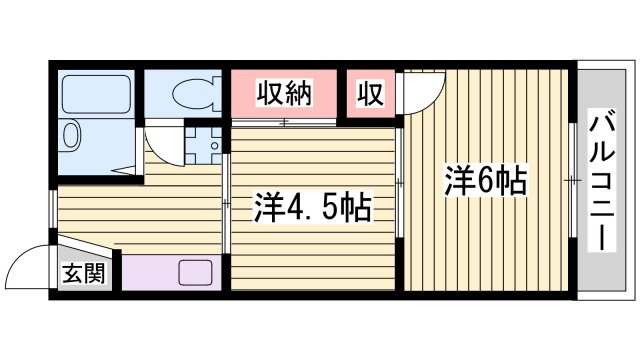 レジデンス小野パート４の間取り