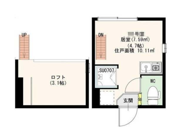 【間取り】 | フィオーレ阿佐ヶ谷