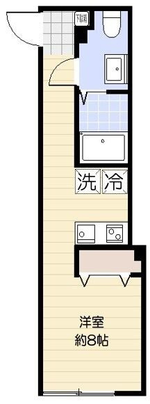 ベイルーム新子安の間取り|間取りです。