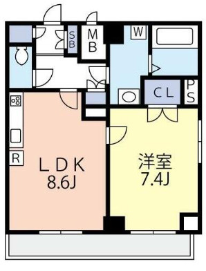 グランヴァン中野新橋の間取り