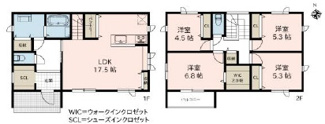 【間取り】 | 名古屋市中川区赤星3丁目2804【仲介手数料無料】新築一戸建て