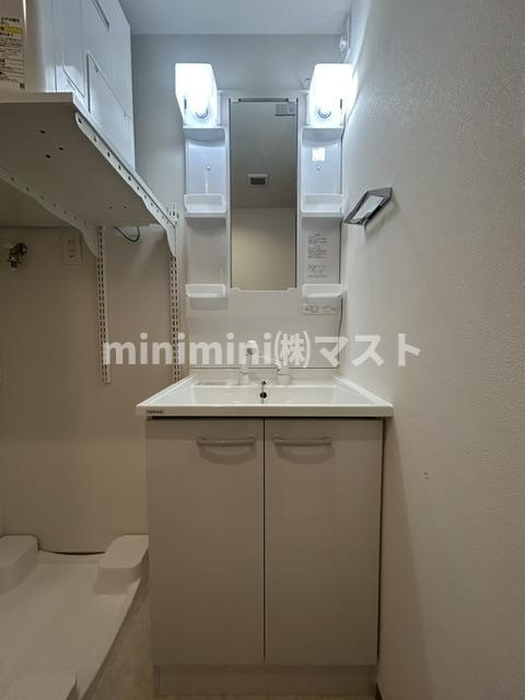ArtizA瓦屋町Ⅱの洗面所