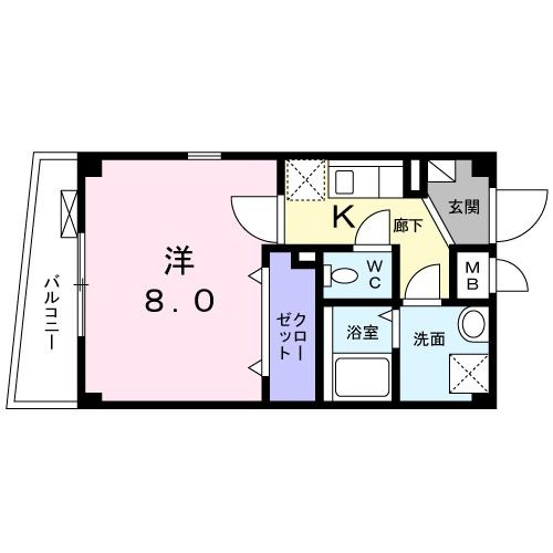 シテセレスト東砂の間取り|間取りです。