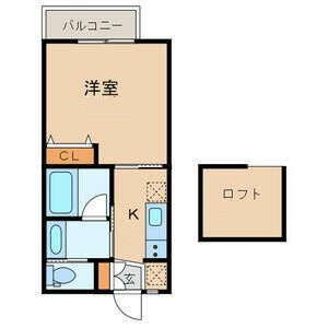 アルグランデⅡの間取り|間取りです。