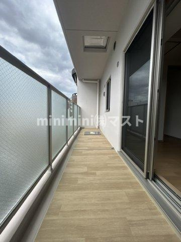 ArtizA瓦屋町Ⅱのバルコニー