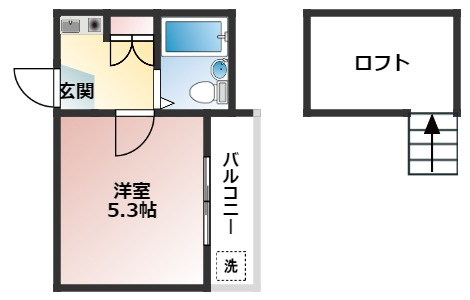 彩光荘の間取り