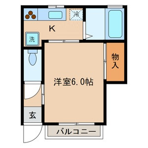 サンシャイン西蒲田の間取り|間取りです。