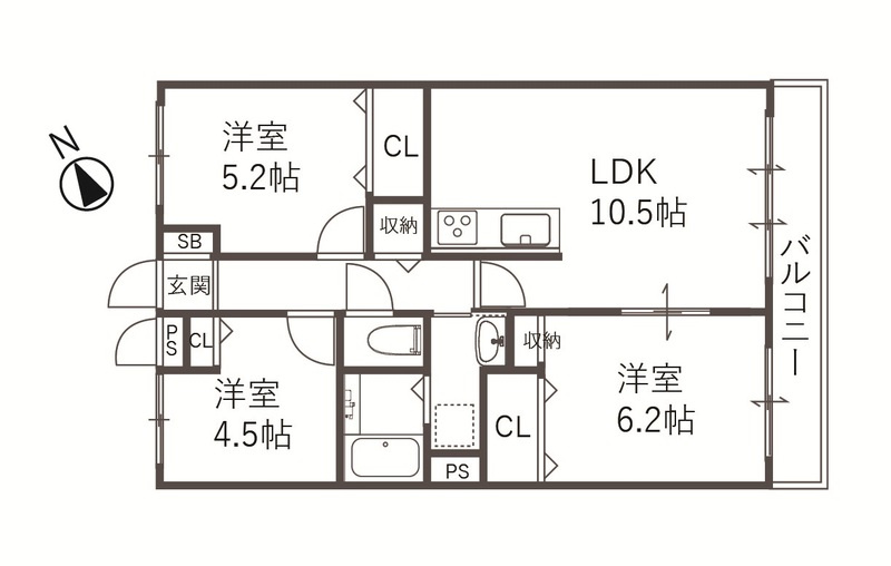 アメニティ大将軍の間取り