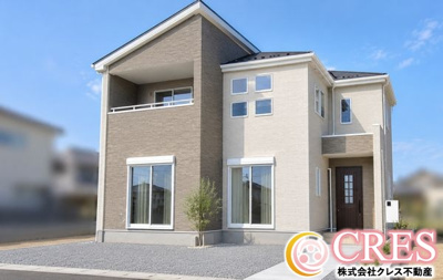 【外観】 | ☆☆☆新築住宅　いわき市平中神谷４期T　限定１棟！！オール電化♪ご案内随時受付中です♪ | ※同施工建物イメージです！！
洗練された外壁デザインは、住まいを魅力的に魅せるだけではなく、断熱性や耐震性にもこだわります！