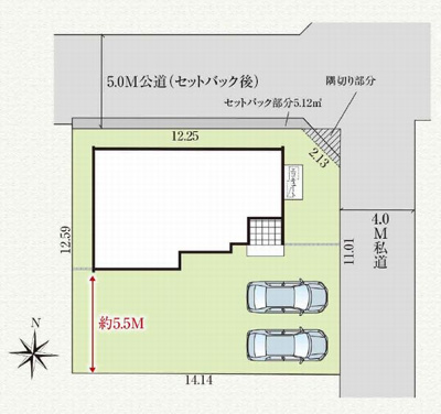 【区画図】 | ☆☆☆新築住宅　いわき市平中神谷４期T　限定１棟！！オール電化♪ご案内随時受付中です♪ | 全体区画図です