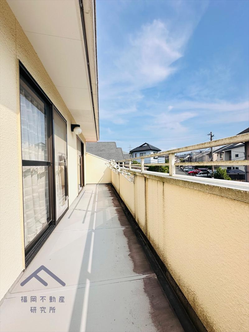 筑紫野市原田３丁目　戸建てのバルコニー
