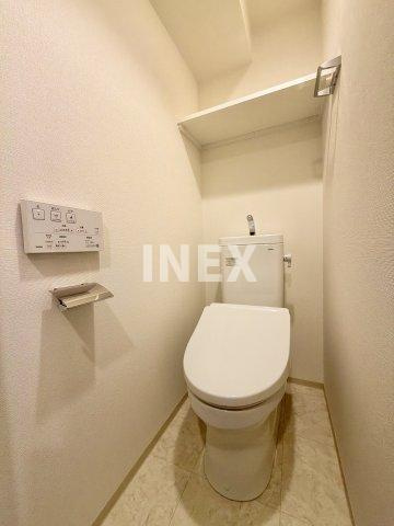 横浜市保土ケ谷区西谷３丁目の賃貸マンションのトイレ