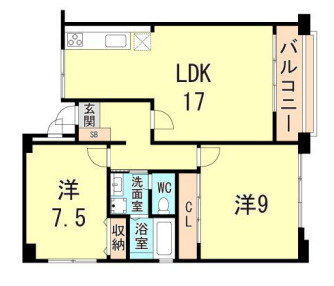 本山コープの間取り|2沿線徒歩圏内で通勤通学に便利な立地！