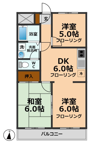 【間取り】 | サンシャインマンション