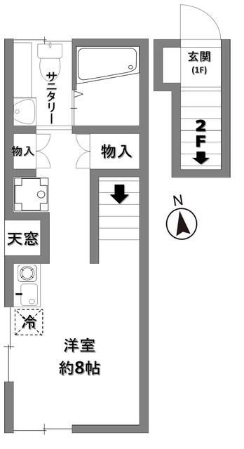 カルテット池袋の間取り