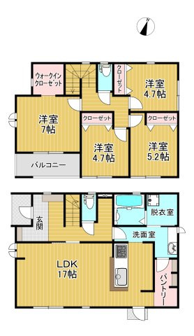 一建設 大木町第四の間取り