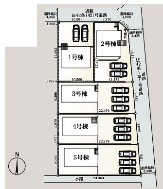 【区画図】 | CRADLE GARDEN行田市谷郷 第6　新築住宅