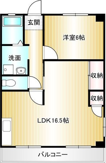 ラフィーネカニエの間取り