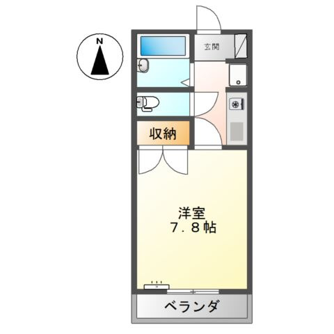 ユースパレス土井の間取り